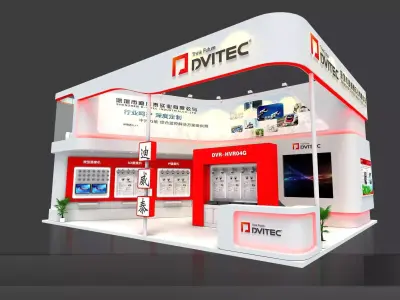 Booth - Area - 12X9-3DMAX2012-01 3D model