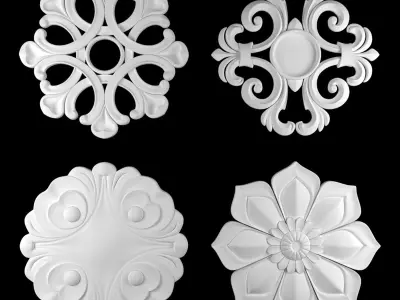 Rosettes 16 3D model