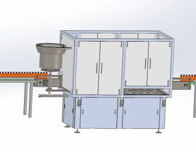 Automatic capping machine 3D model