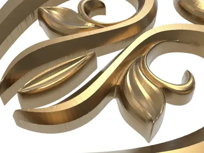  decorative pattern ready for 3D printing 3D model 353
