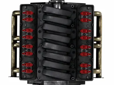 Engine n1 3D model
