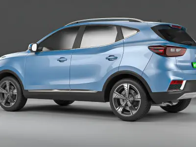 MG ZS EV 2020 3d model  Low-poly 3D model