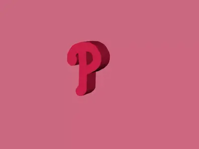 Philadelphia Phillies Team Logo 3D model