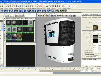 Refrigeration Unit 3D model