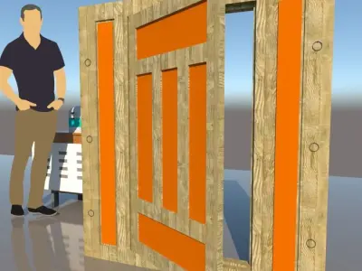 Mongolian traditional GER  3D model