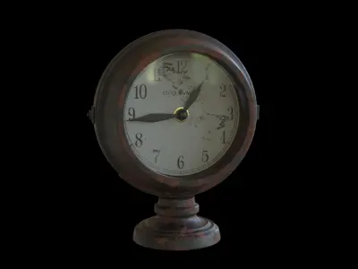 Cramden Table Clock Tabletop Clock Mantel Clock 3D model 3D model