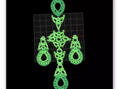 pear halo free jewelry Free 3D print model
