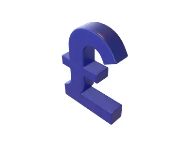 Pound Symbol v2 002 Low-poly 3D model