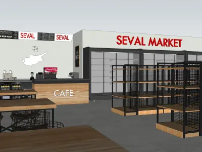Airport Market Area 3D model