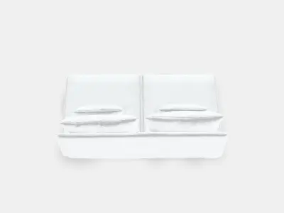 SODERHAMN Cover for 3-seat section Low-poly 3D model