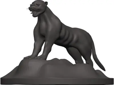 Florida Panther 3D model