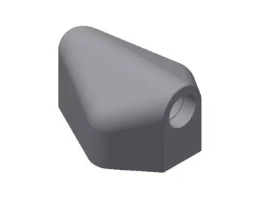 Mehari rearview support - print model 3D print model