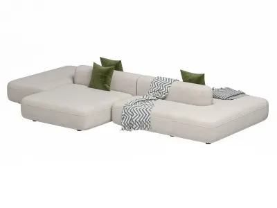 Sofa ROYALTY 2 0 by Luzaro Configuration 7 3D model