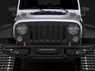 Jeep Wrangler Crawler Rubicon Recon JK 2017 3D model