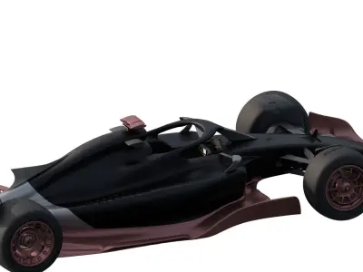 FORMULA 1 BOLID CAR 3D model