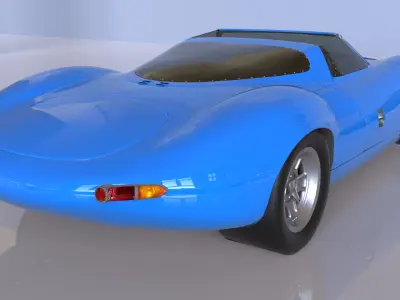 Jaguar 1959 3D model