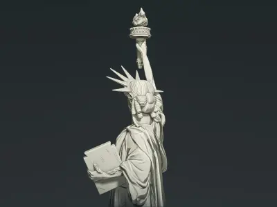 Statue of Liberty Anatomical Edition 3D print model