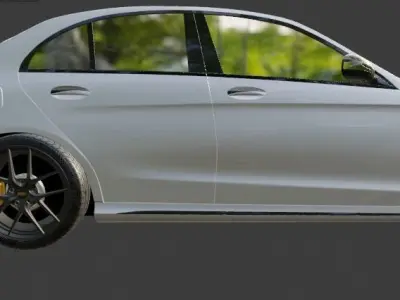 Mercendes C63 AMG 3D model