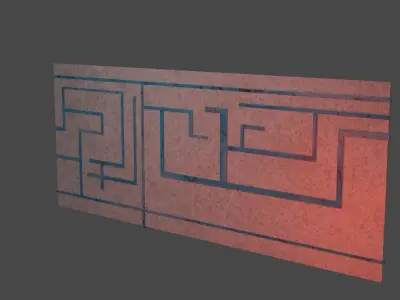 Weird Wall  Free 3D model