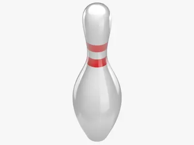 Bowling Pin 3D model 2