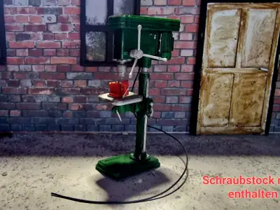1 to 24 scale drilling machine 3D print model