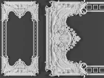 classic decoration 3d model vol09 3D model