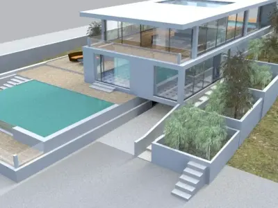 modern family House 3D model
