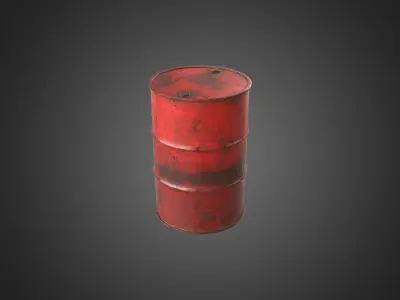 Oil Barrel 3D model