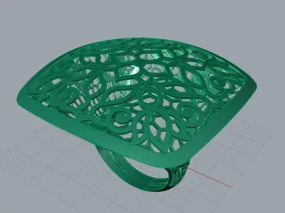 Umbrella Ring 3D print model