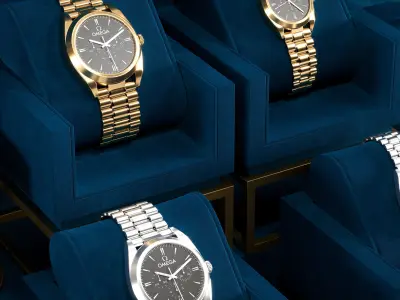 Luxury-Watch-Display-3d model 3D model