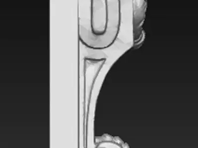 Corbel Decorative 1   3D model 3D model