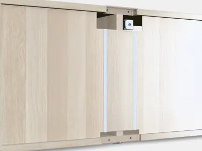 BESTA TV bench 83 3D model