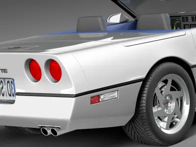 Chevrolet Corvette C4 Convertible 3D model