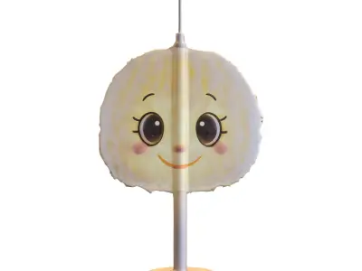 Cute Cotton Candy 3D model