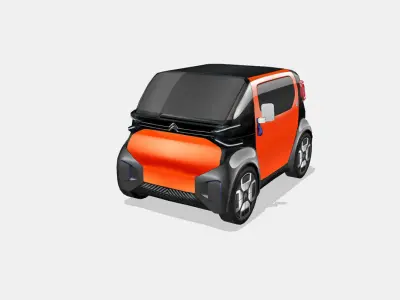 Citroen Ami One concept 2019 Low-poly 3D model