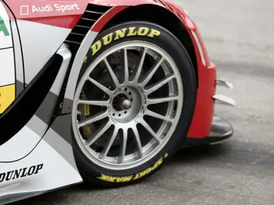 3d printable Audi DTM 2009 wheel with brake discs 3D print model