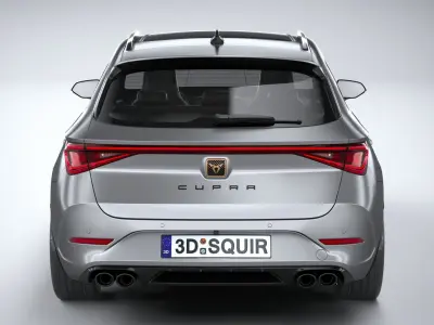Seat Leon Sportstourer Cupra 2021 3D model