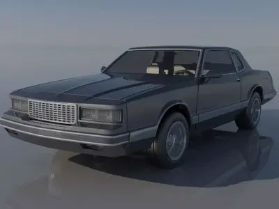 Chevrolet Monte Carlo LS 1986 3D print model