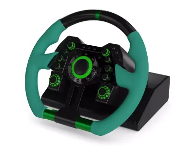 Racing Wheel 3D model shop