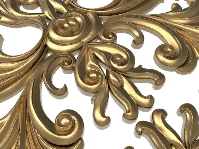  decorative pattern ready for 3D printing 3D model
