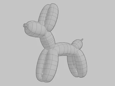 Balloon Dog Free low-poly 3D model