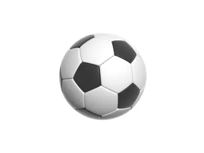Soccer Ball 3D model 10