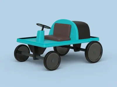 Toy car 3D model