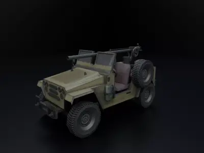Safir 4x4 Low-poly 3D model