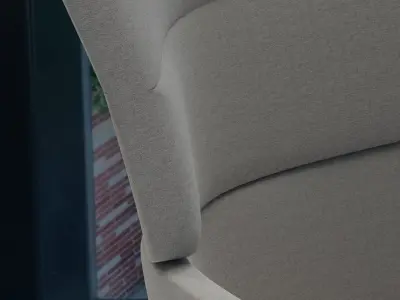 Armchair by IKEA OSKARSHAMN 3D model