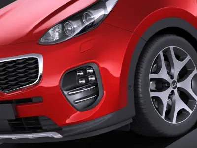 KIA Sportage 2017 3D model
