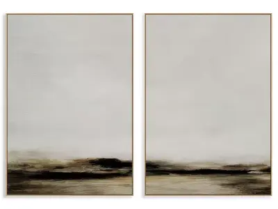 Abstract Painting Frame set 3D model 338
