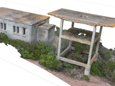 old whaling lookout 3D model