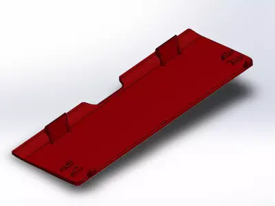 Car Front Bumper Cover Lid Mercedes 3D Printable 3D print model