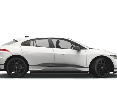 Jaguar I-Pace Black 2021 3D model